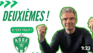 L&rsquo;ASSE est deuxième !