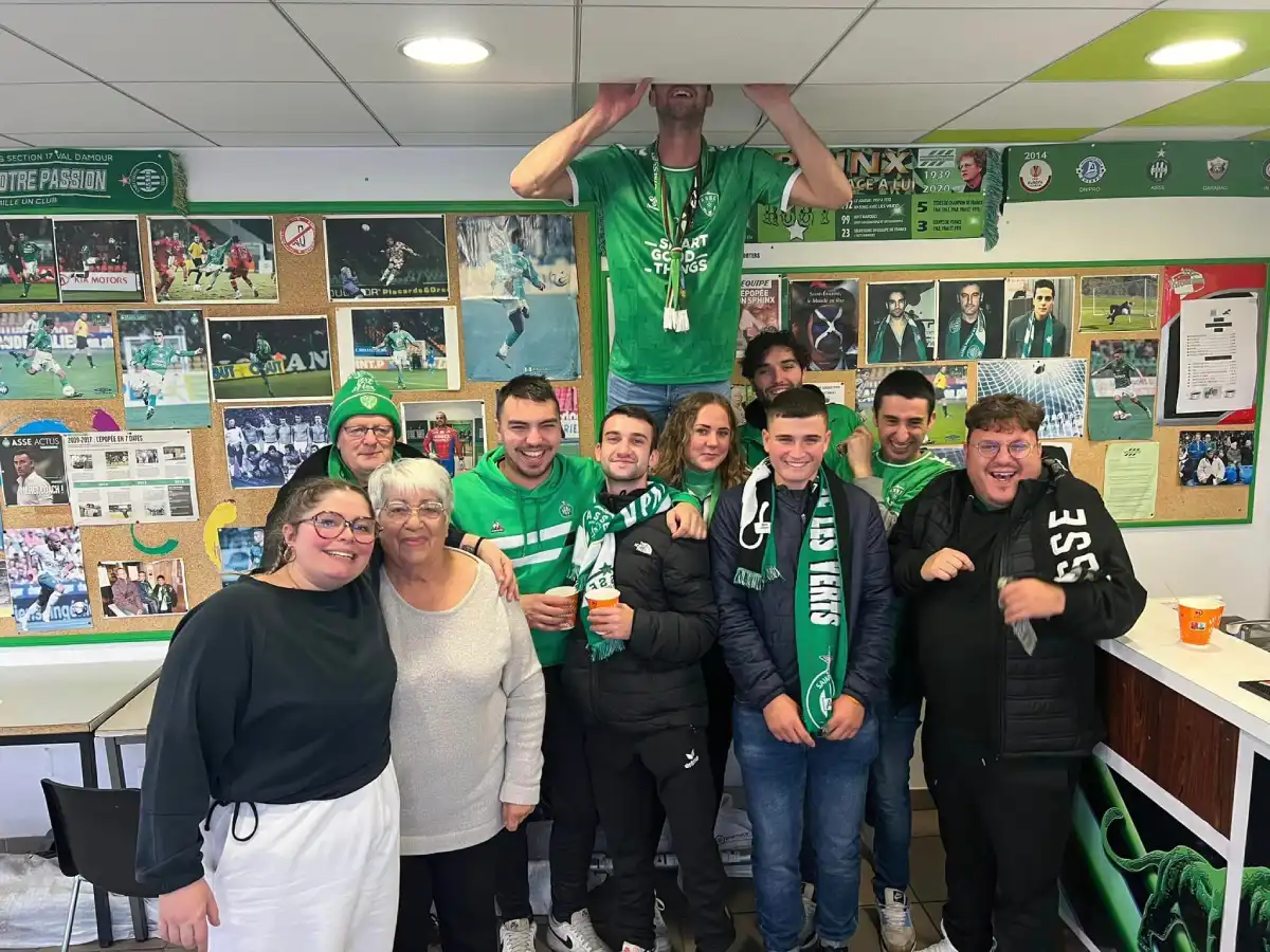 Section 121 - Coeurs Verts - 9 décembre 2023 - ASSE - Nimes - Coupe de France