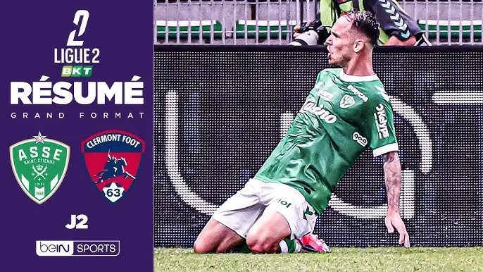Résumé du match ASSE vs Clermont Foot